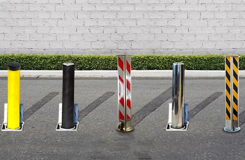 Automatic Rising Security Bollard System