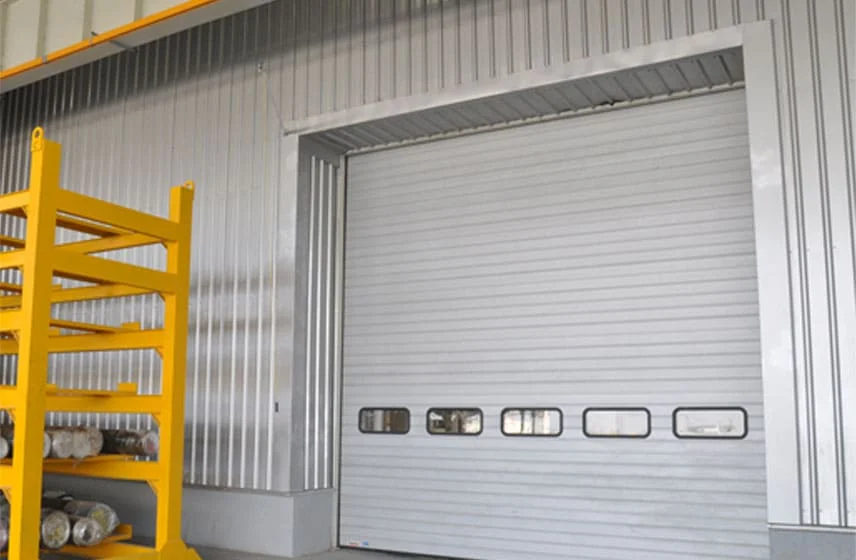 Industrial sectional door for warehouse in Mumbai